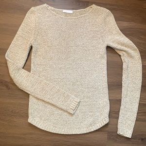 Dalia Beige Knit Sweater